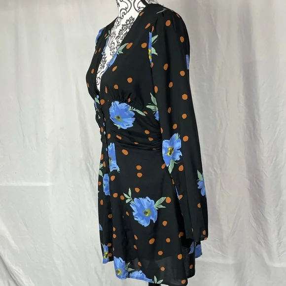 NWT Free People Date Night Mini Dress Moonlight Combo Size Small - Picture 6 of 13